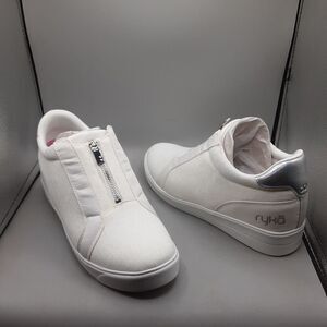 Ryka Vibe Sneakers Women's 10M White Wedge